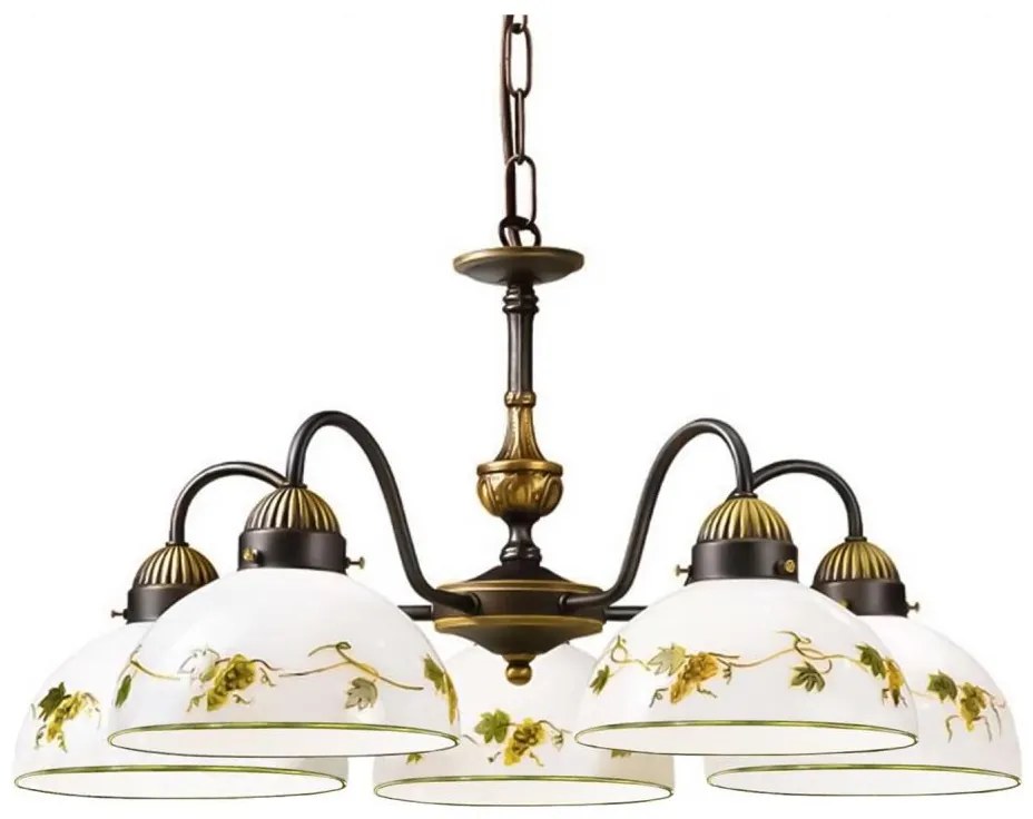 Lustră pe lanț Kolarz 731.85.122 NONNA 5xE27/75W/230V struguri