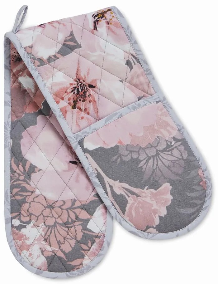 Mănușă dublă de bucătărie din bumbac Dramatic Floral – Catherine Lansfield