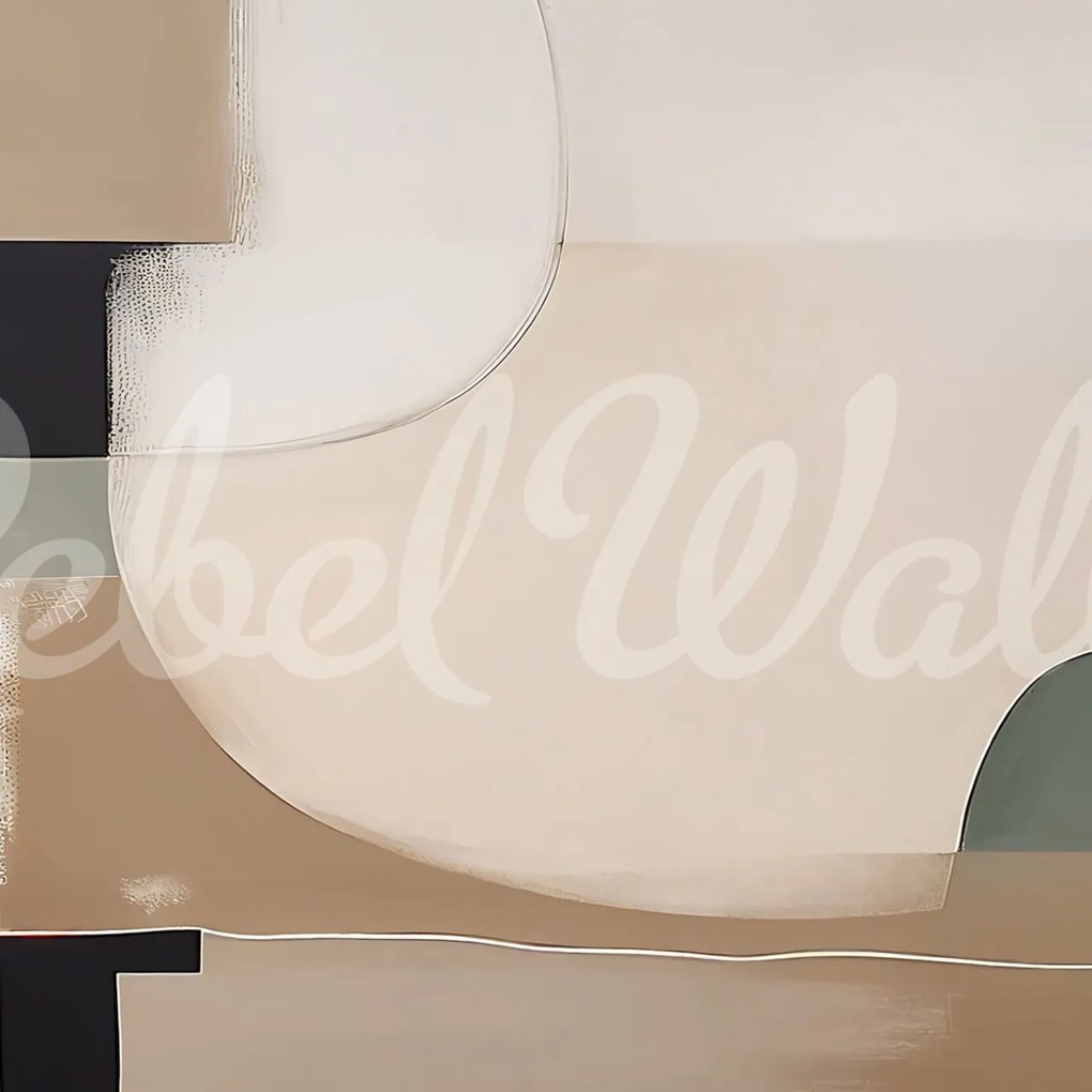 Fototapet, Abstract Shapes, Pastel, Rebel Walls