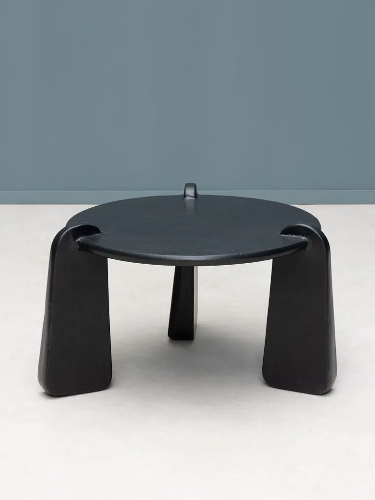 Masuta de cafea, rotunda, din aluminiu, Carnac