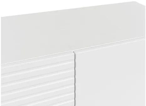 Comodă Sarlana 1D3SZ (Alb + Negru) . Promo -17%. 1103680
