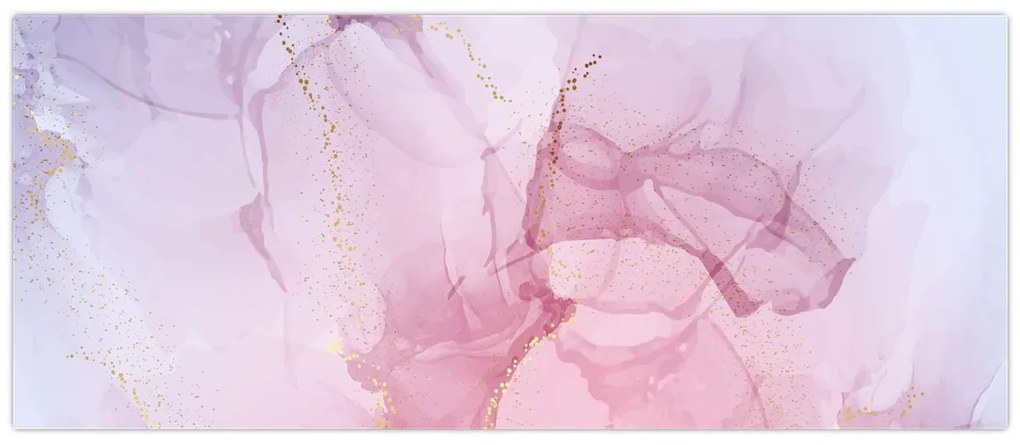 Tablou - Pete roz (120x50 cm)