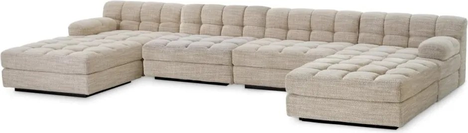 Canapea, Modul centru design elegant LUX Dean middle Skyward sand