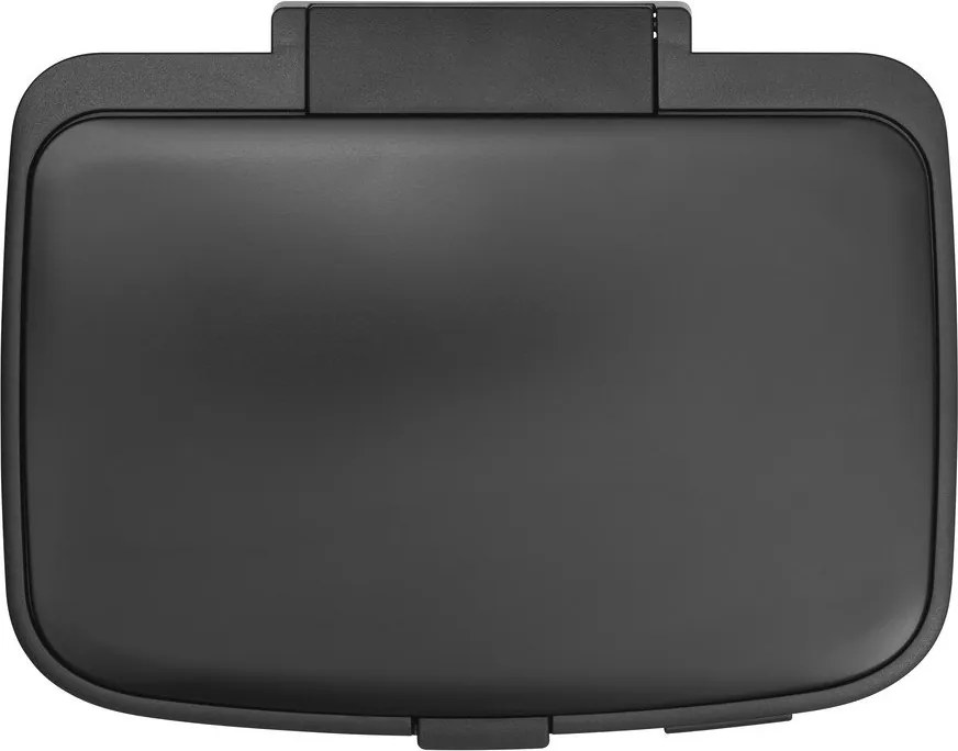 Coș de gunoi negru mat cu pedală din oțel 12 l Bo – Brabantia