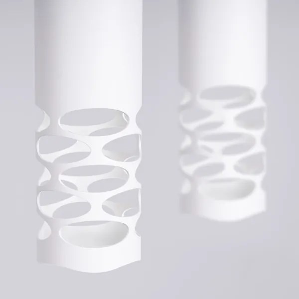 Lustră pe cablu Sollux SL.1692 LIRO 2xGU10/10W/230V alb