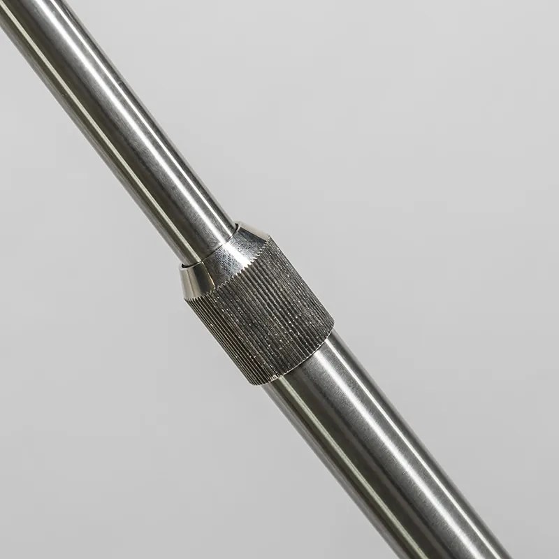 Lampă arcuită modernă din oțel cu bază din marmură - XXL