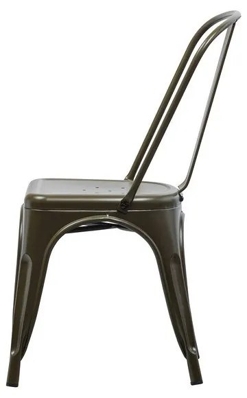 Scaune de dining verde din metal 2 buc Afternoon – vtwonen