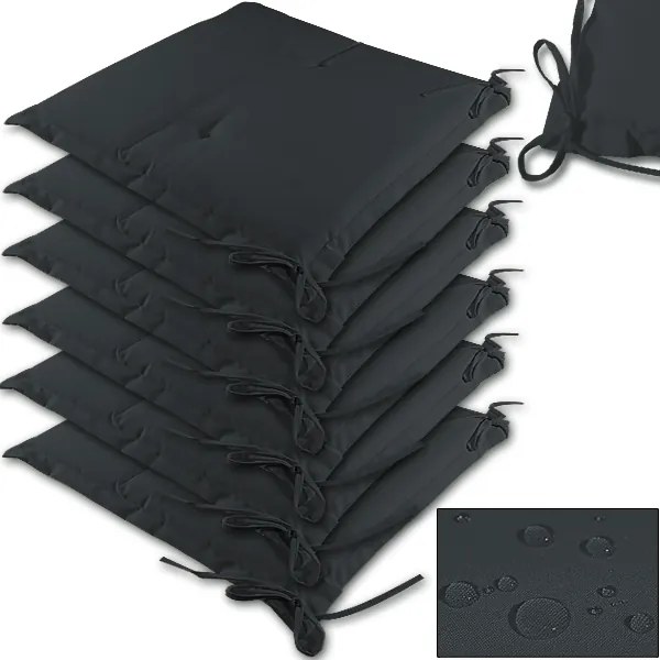 Deuba 6 perne Boston 43x39x5cm - antracit