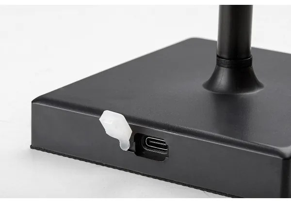 Lampă LED reîncărcabilă dimabilă de masă Rabalux 76010 TAENA LED/4W/3,7V IP44 negru