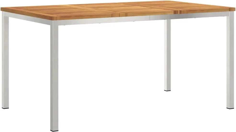 vidaXL MasaDeCina Maro 150 x 90 x 75 cm Lemn Solid de Acacia