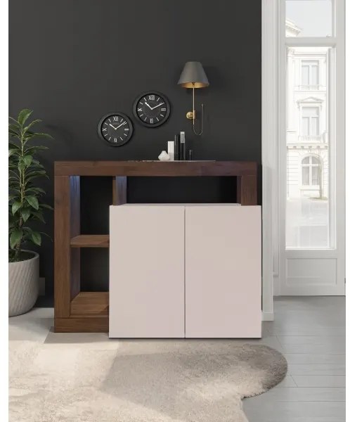 Comodă LENOR cașmir/stejar