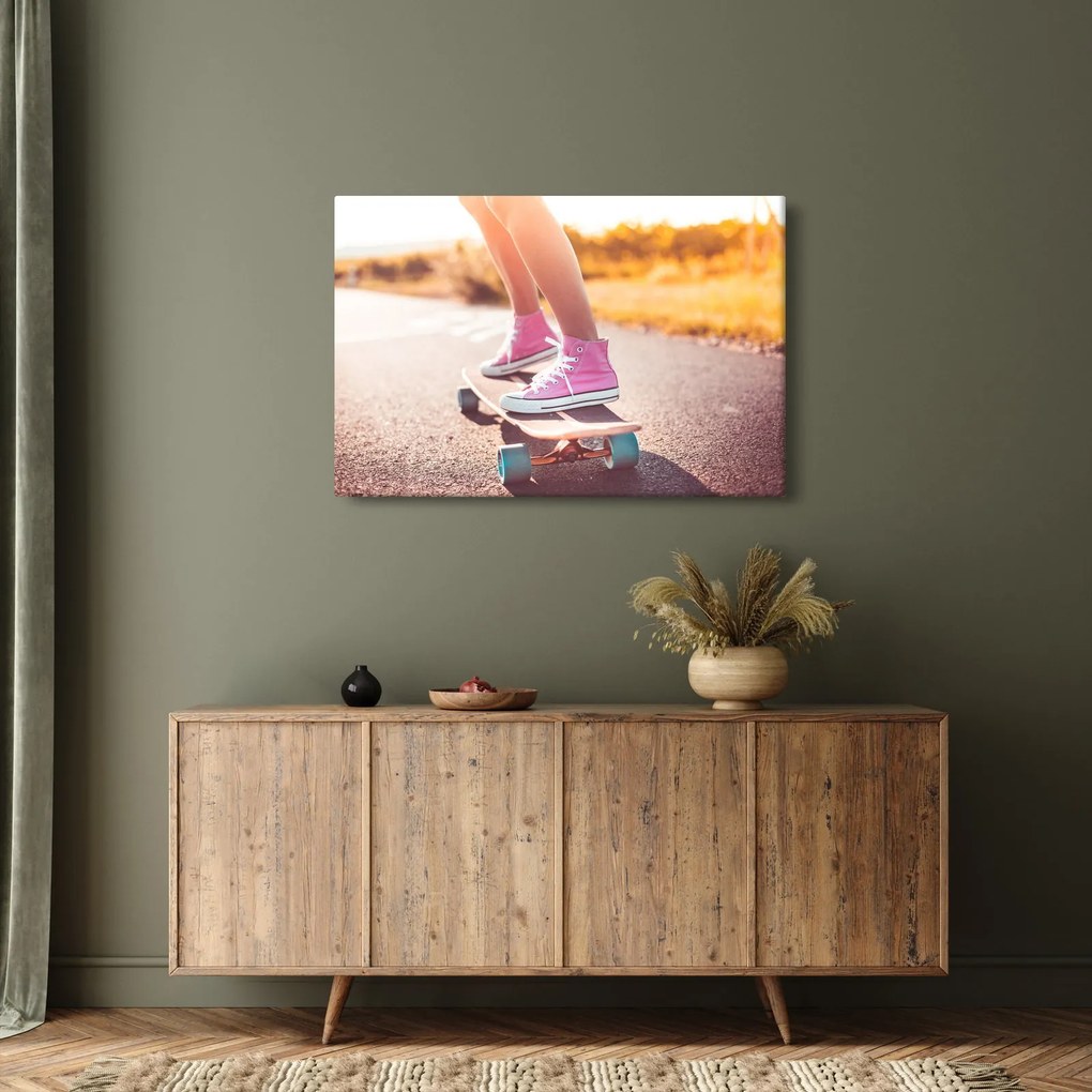 Tablou cu scateboard (90x60 cm)