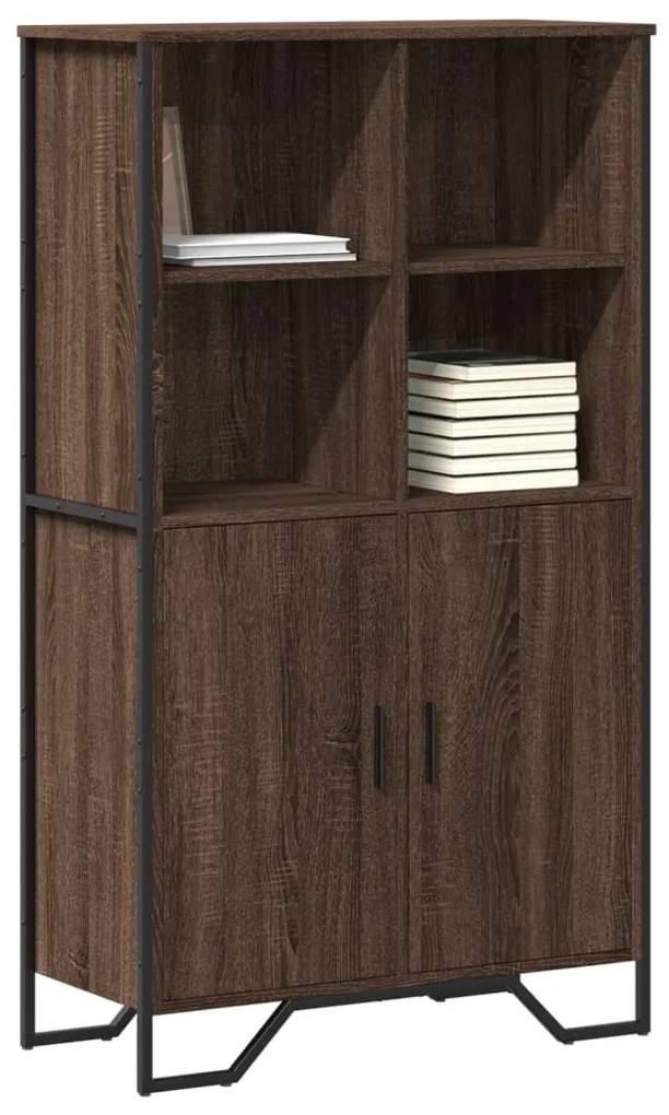 vidaXL Dulap înalt, stejar maro, 79,5x35,5x137,5 cm, lemn prelucrat