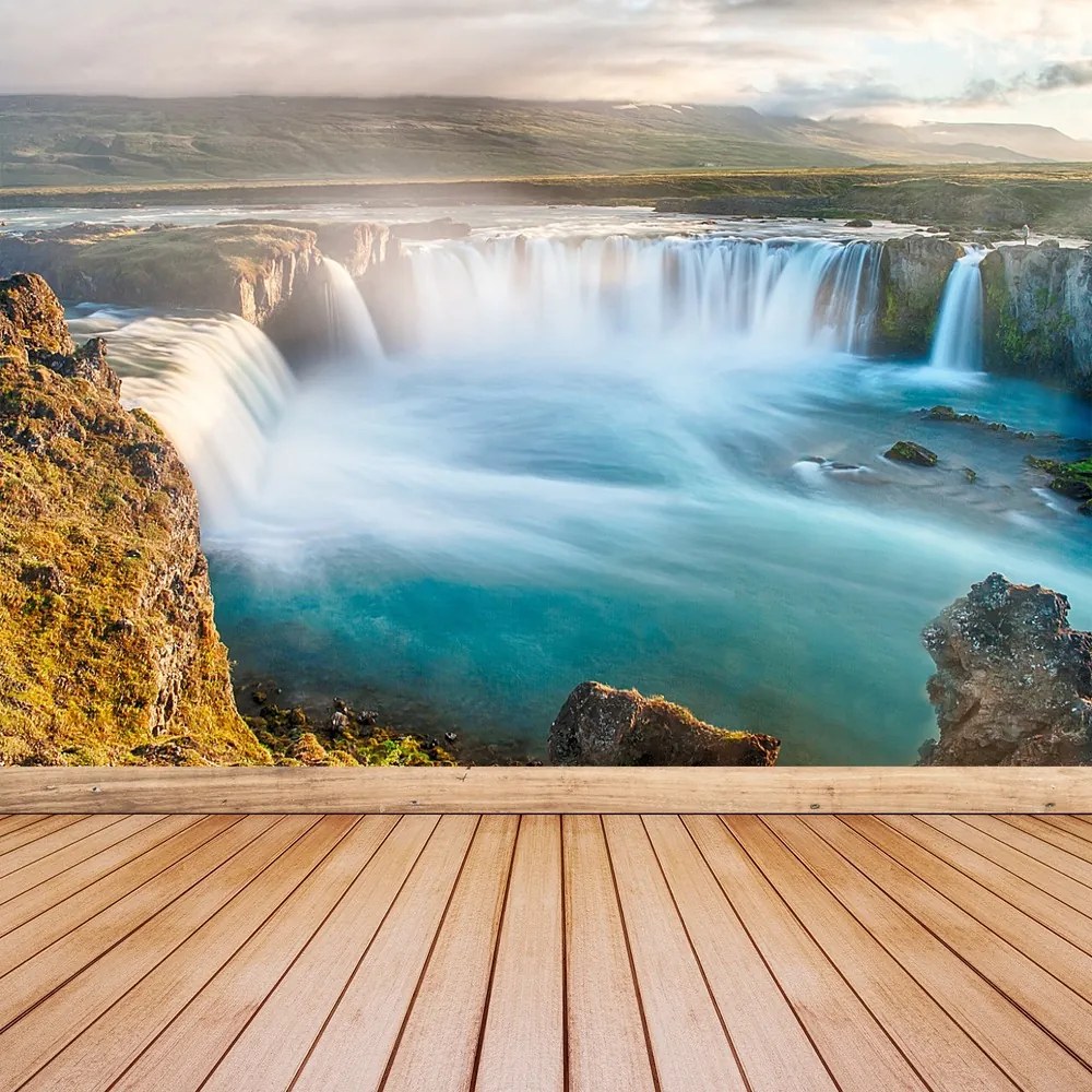 Fototapet Cascada Goðafoss