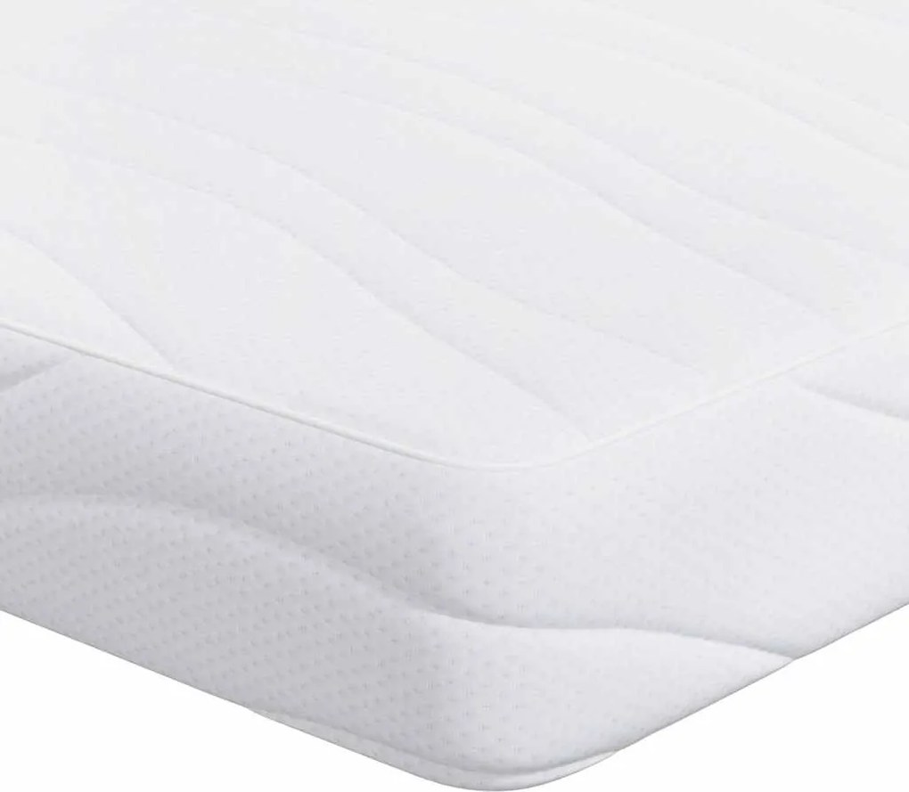 vidaXL Saltea Alb 200 x 200 cm Material Jacquard