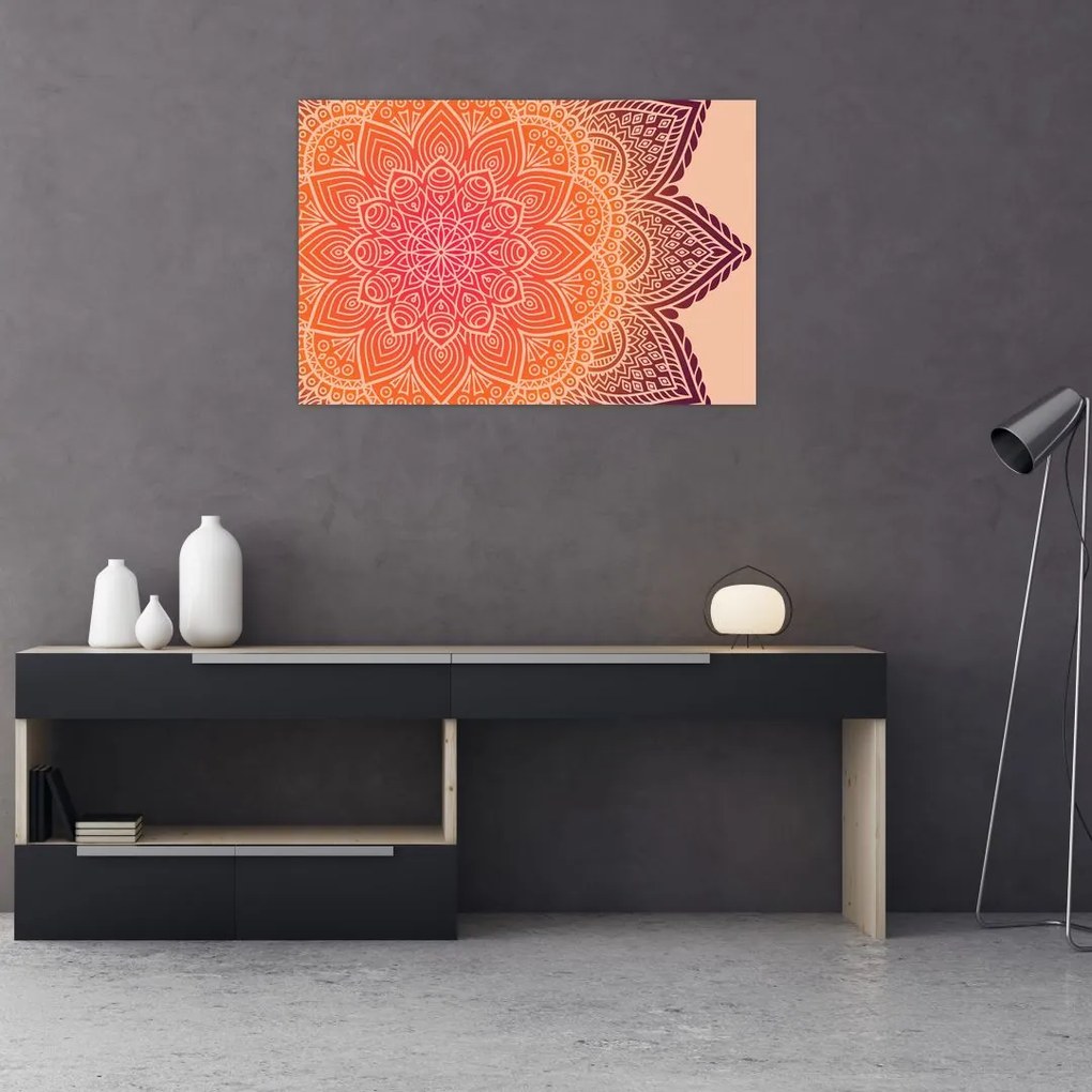 Tablou - Mandala artă (90x60 cm)