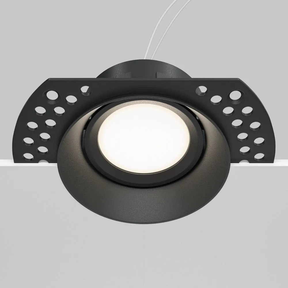 Spot incastrabil design tehnic Dot negru