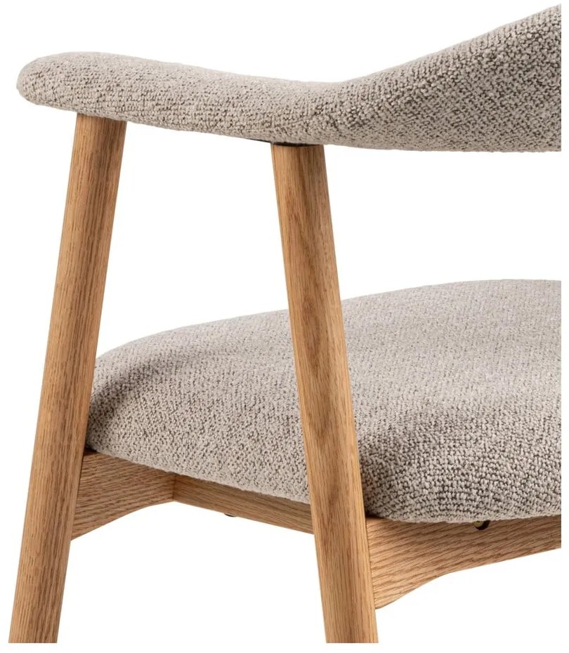 Scaun de dining bej/în culoare naturală Addi – Actona