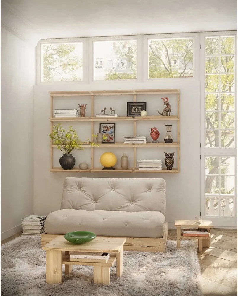 Măsuță de cafea maro din lemn de pin 45x68 cm Japan – Karup Design