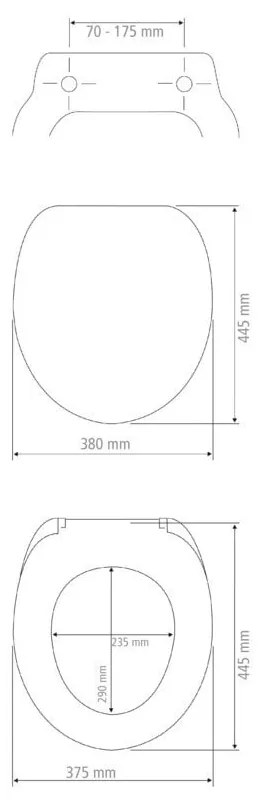 Capac WC 37 x 44,5 cm Easy-Close (cu închidere automată) Rollin'Art Full Bloom – Wenko