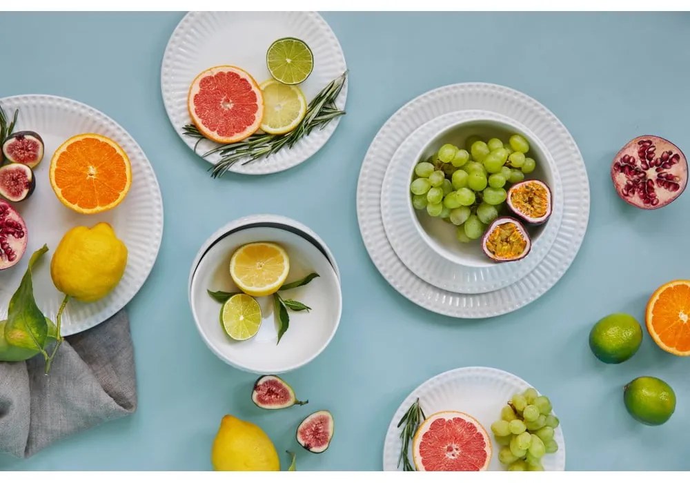 Serviciu de masă 18 buc. din porțelan Purita – Bonami Essentials