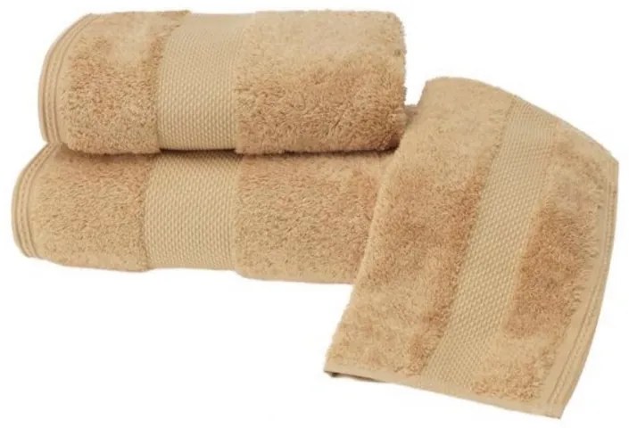 Set cadou prosoape mici DELUXE, 3 buc Bej deschis / Light beige