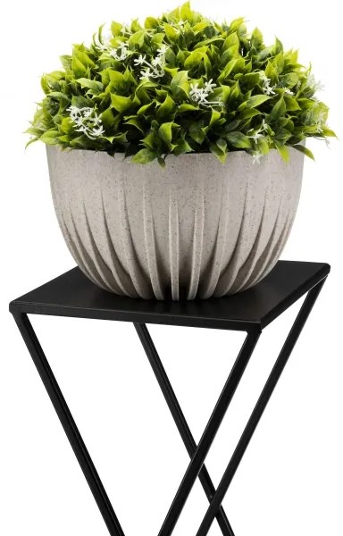 Suport de flori 95x78 cm negru