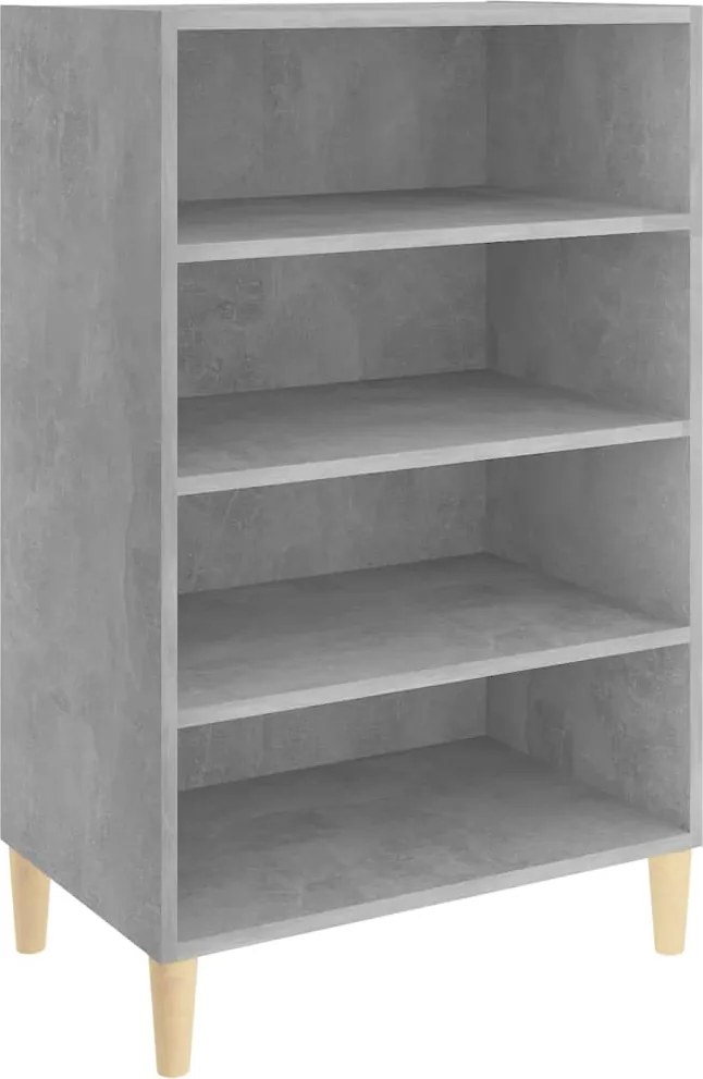 vidaXL Servantă, gri beton, 57x35x90 cm, PAL
