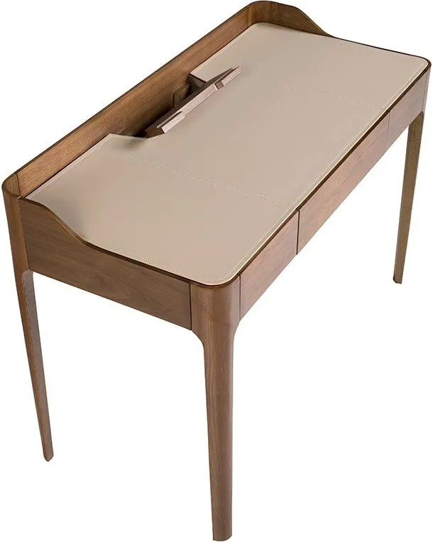 Birou deosebit design LUX Walnut-Leatherette