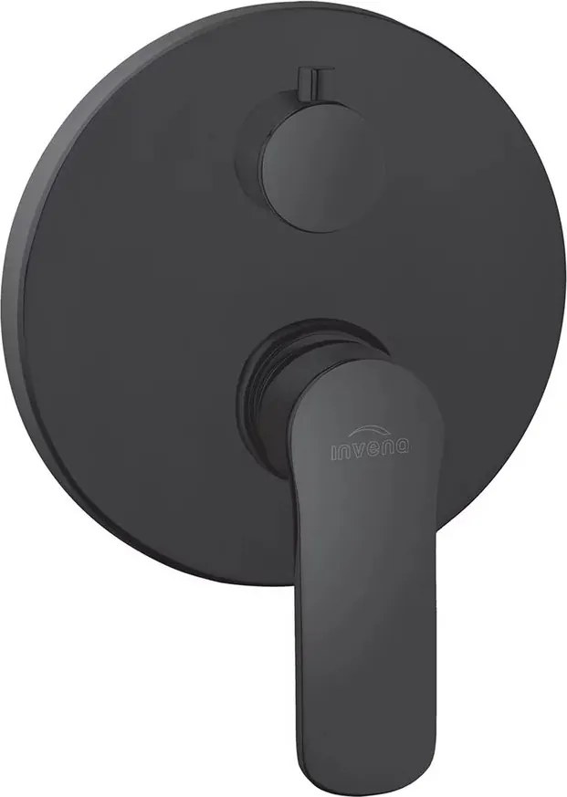 Baterie dus incastrata Invena Siros 2 functii negru mat