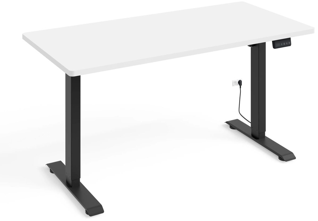 Masă PC electrică Motiva 140 (alb + Negru). Promo -7%. 1124895