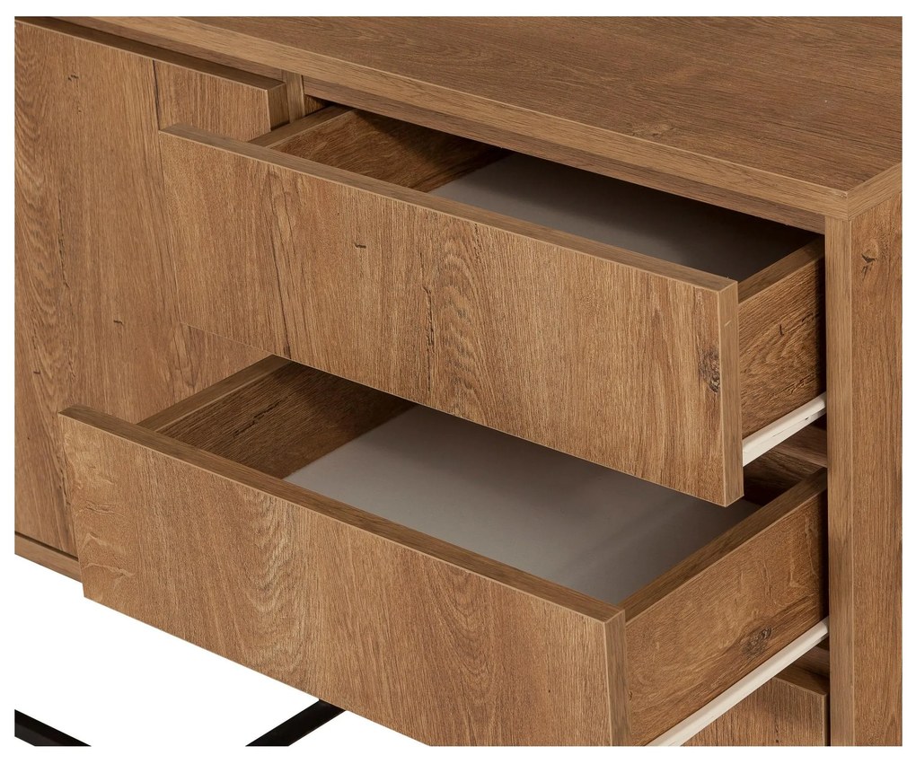 Mobilier living Lexuna 17 (Nuc + Negru). 1089206