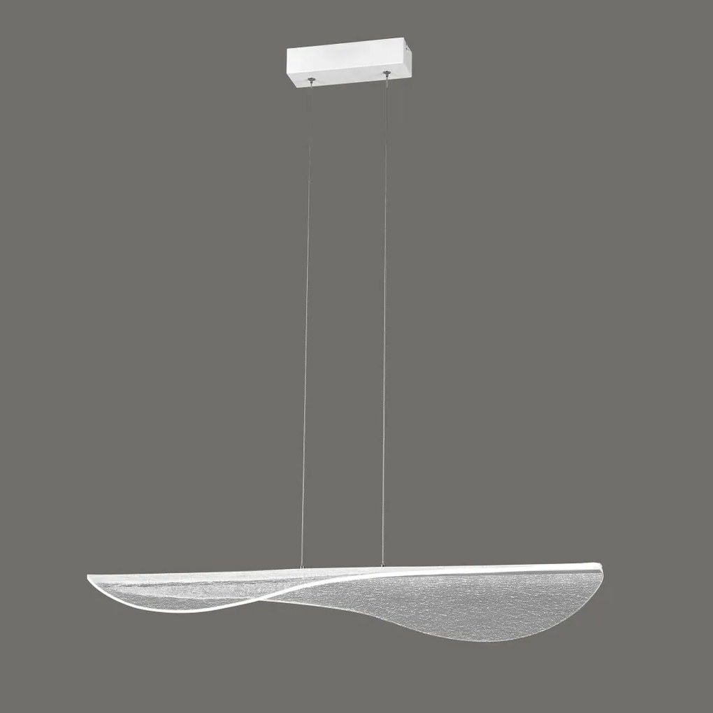 Lustra suspendata LED design deosebit Bianca