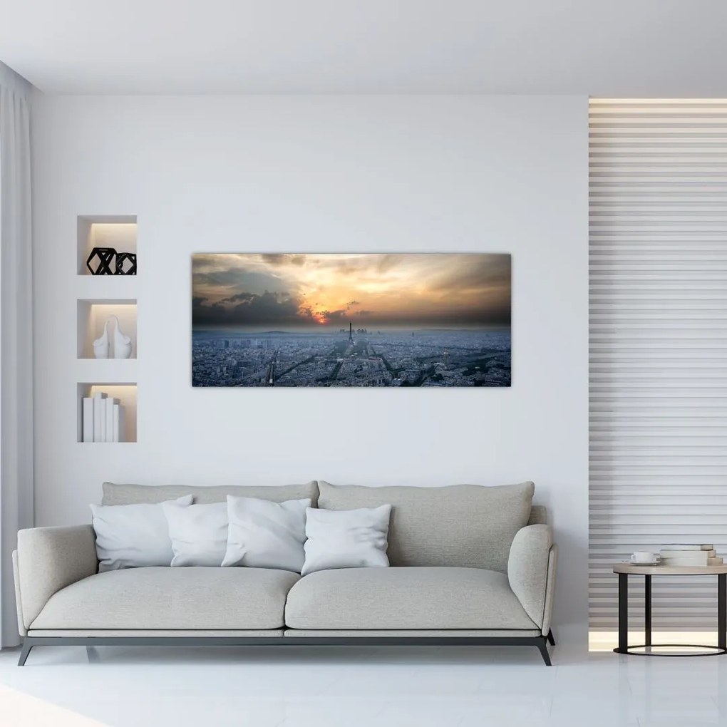 Tabloul - Paris din înâlțime (120x50 cm)
