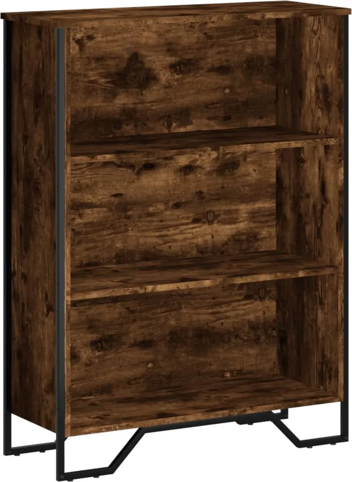 vidaXL Bibliotecă, stejar fumuriu, 80x31x106 cm, lemn prelucrat