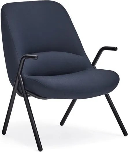 Fotoliu Teulat Dins, înălțime 90 cm, albastru închis