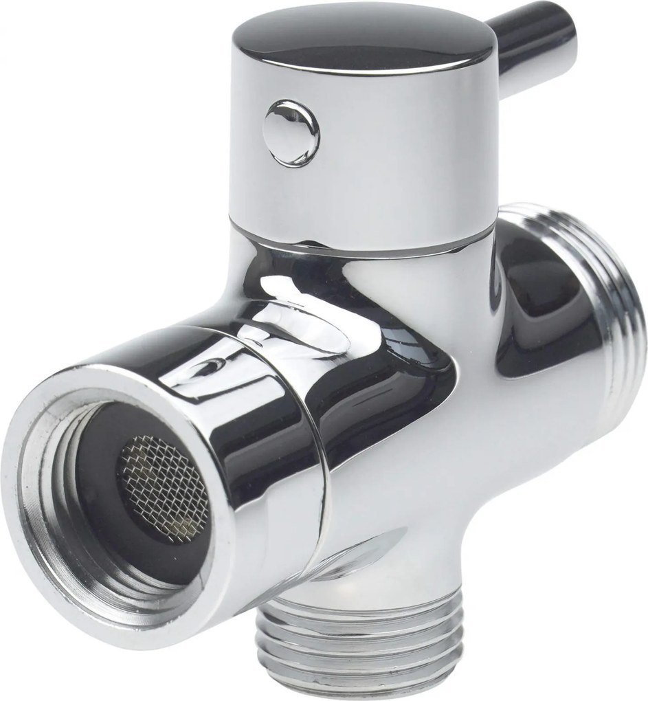 Comutator de dus, pentru coloane de dus, 2 functii, crom Deante