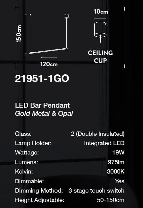 Lustra LED suspendata design modern minimalist Belle
