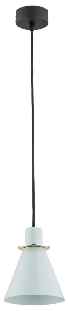 Pendul modern design retro Beverly albastru/auriu