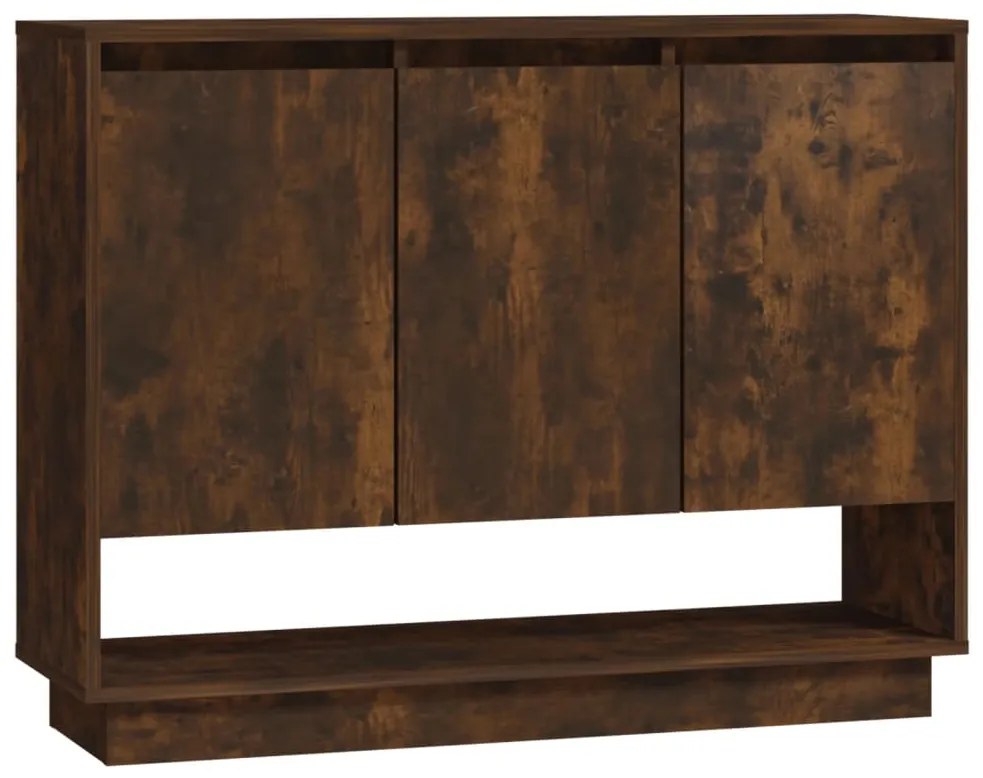 812987 vidaXL Servantă, stejar afumat, 97x31x75 cm, PAL