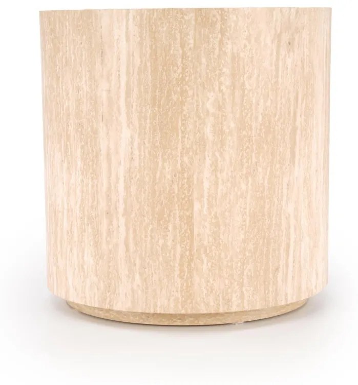 Masa de cafea rotunda Travertino S ø45/h45 cm