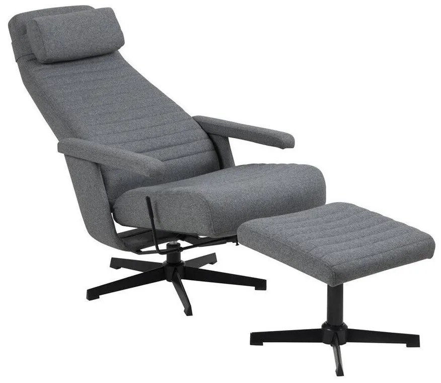 Fotoliu Oakland 280Gri, 113x66x118cm, 22 kg, Tapiterie, Picioare: Metal