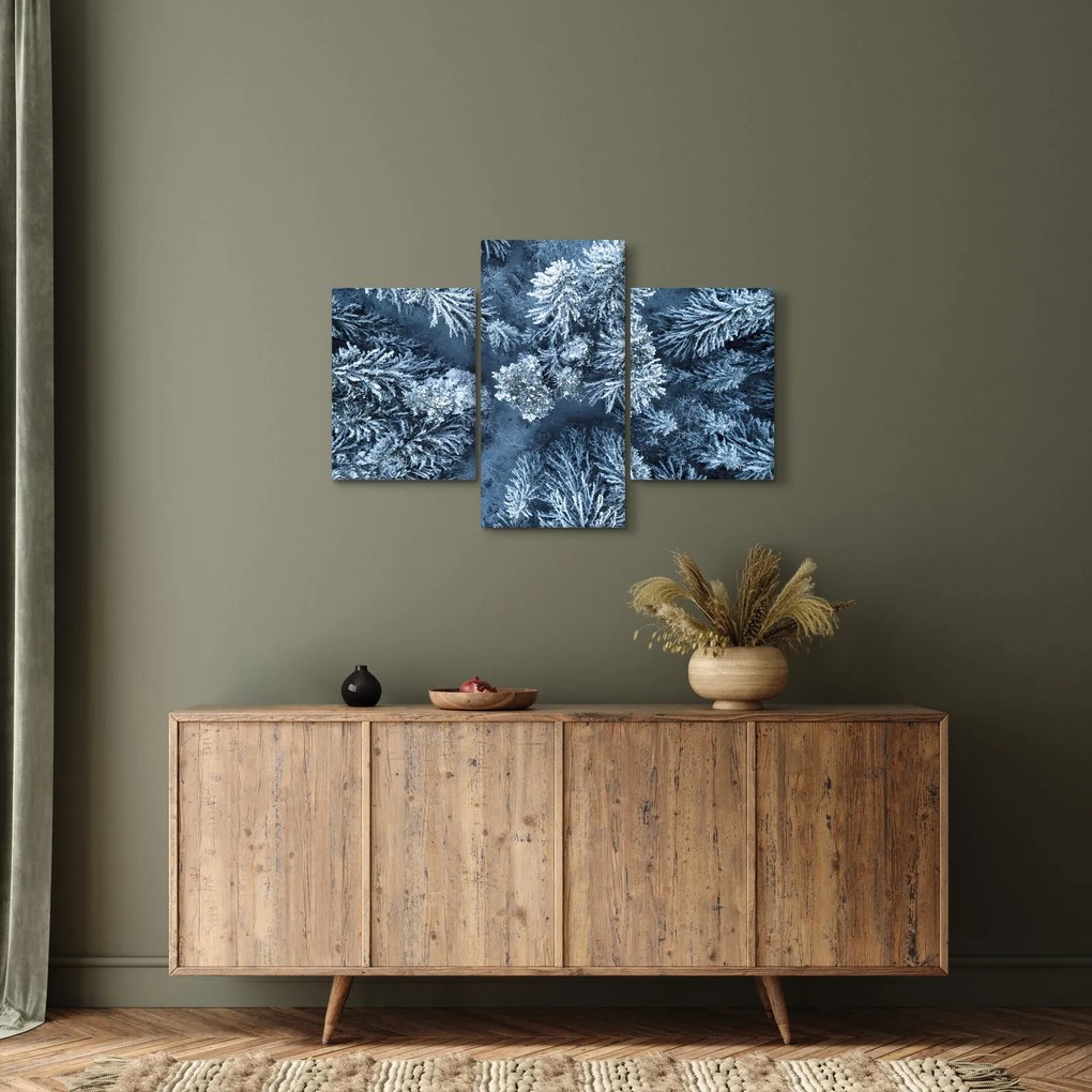 Tablou - Pădure înzăpezită (90x60 cm)