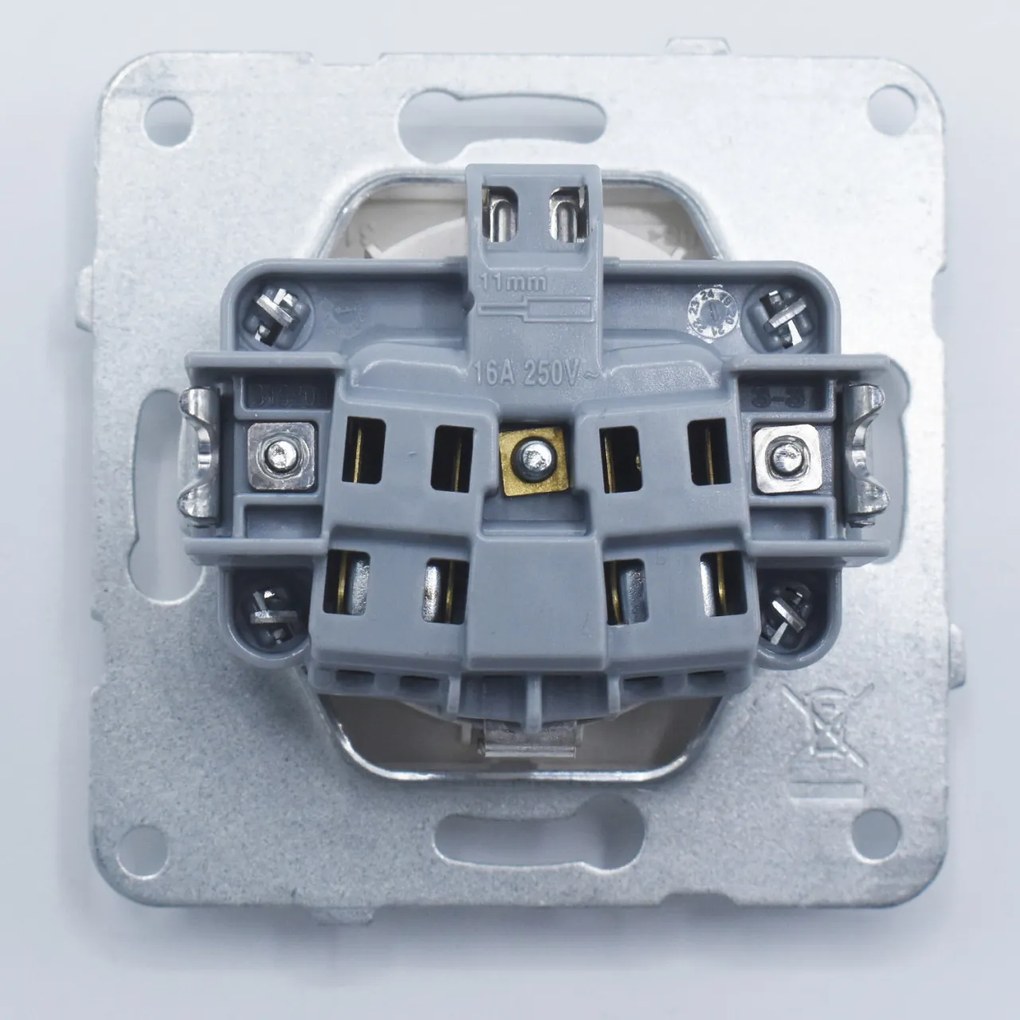 Priza simpla cu impamantare, 16A, IP20, Bronz, Panasonic Arkedia Slim \ Karre Plus