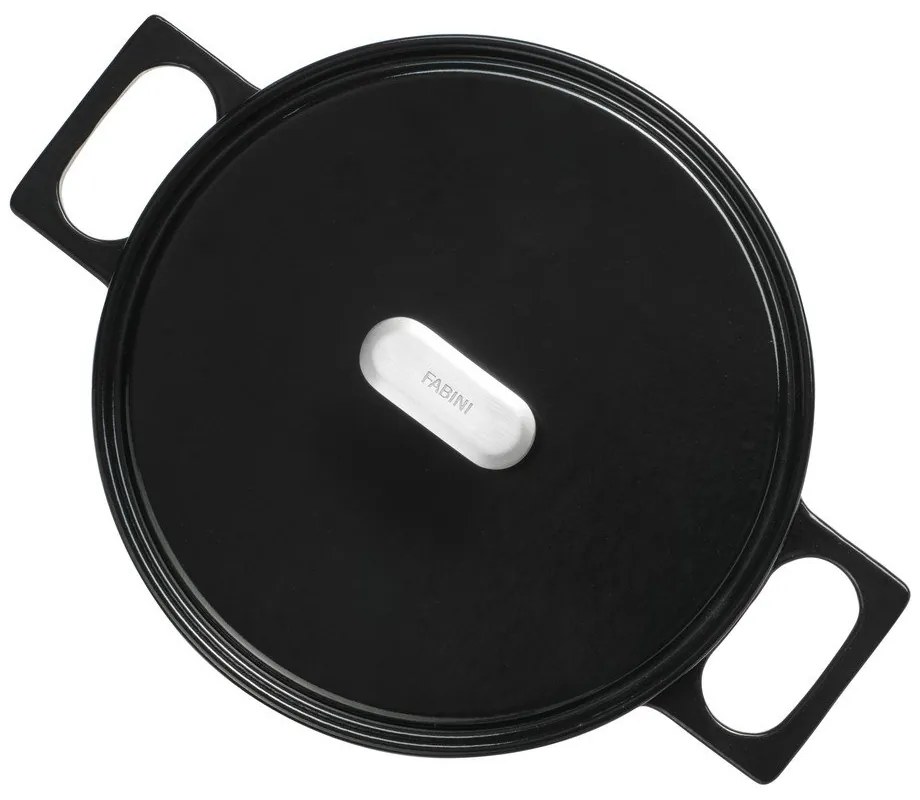 Cratiță cu capac din fontă 5,5 l adecvată pentru plita cu inducție Mattia 3.0 – FABINI