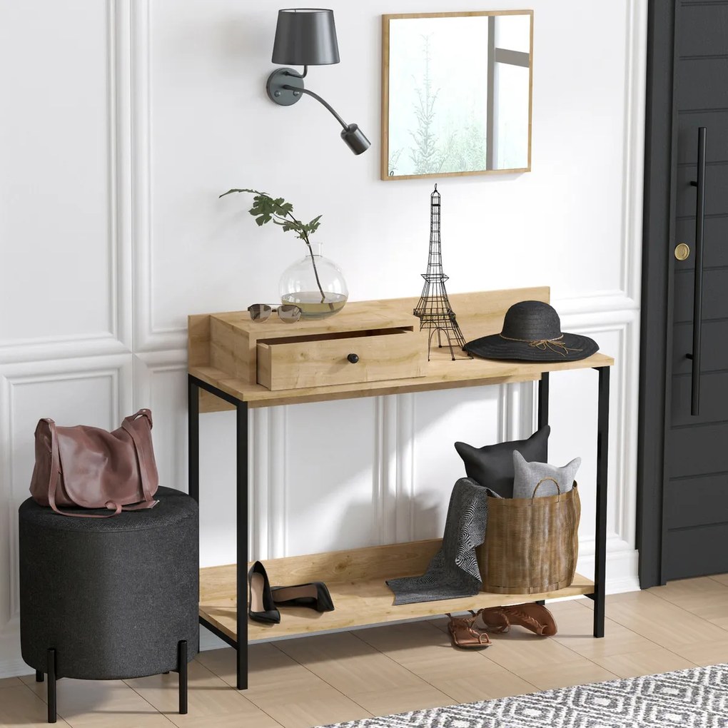 Masă decorativă Jan Sapphire Oak