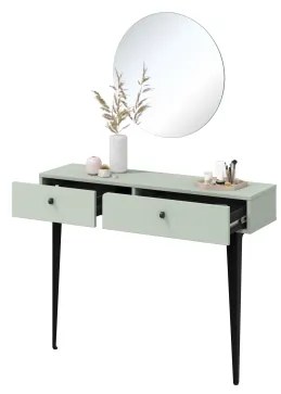 Consola Cato Verde Salvie, 105 Cm
