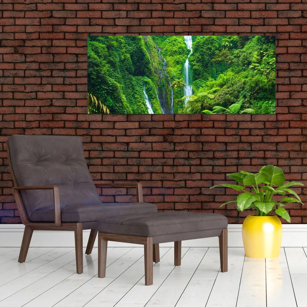Tablou - Cascada Madakaripura, Java de Est, Indonezia (120x50 cm)
