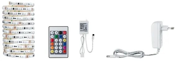 Bandă dimabilă Paulmann 70481 LED RGBW/9,6W DIGITAL 3 m 230V + telecomandă