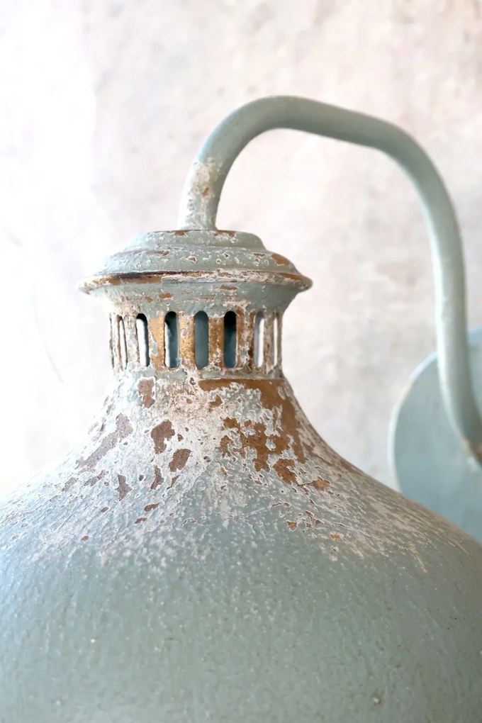 Aplica de perete din metal, finisaj antichizat, „Antique Opal”